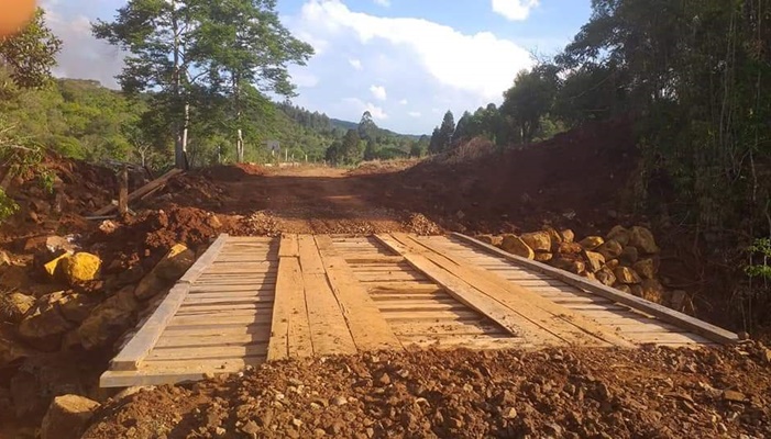 Pinhão - Ponte da comunidade de Barreiros está concluída
